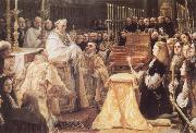 COELLO, Claudio Charles II Adoring the St Sacrament china oil painting reproduction